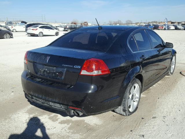 6G2ER577X8L129747 - 2008 PONTIAC G8 BLACK photo 4