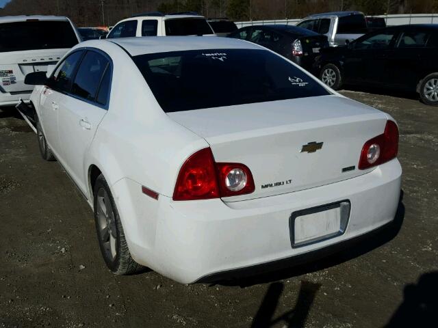 1G1ZC5EU0BF163179 - 2011 CHEVROLET MALIBU 1LT WHITE photo 3