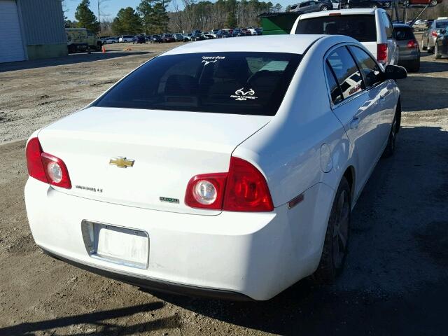 1G1ZC5EU0BF163179 - 2011 CHEVROLET MALIBU 1LT WHITE photo 4