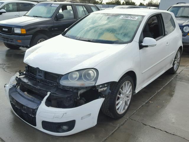 WVWEV71K47W085903 - 2007 VOLKSWAGEN NEW GTI WHITE photo 2