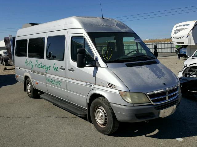 WD8PD744665916707 - 2006 DODGE SPRINTER 2 SILVER photo 1