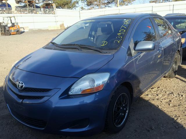 JTDBT923381221528 - 2008 TOYOTA YARIS BLUE photo 2