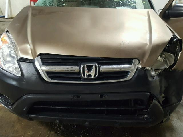 JHLRD78452C032393 - 2002 HONDA CR-V LX BROWN photo 7