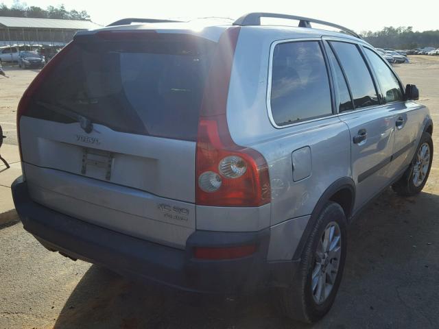 YV1CZ91H541053850 - 2004 VOLVO XC90 T6 GRAY photo 4