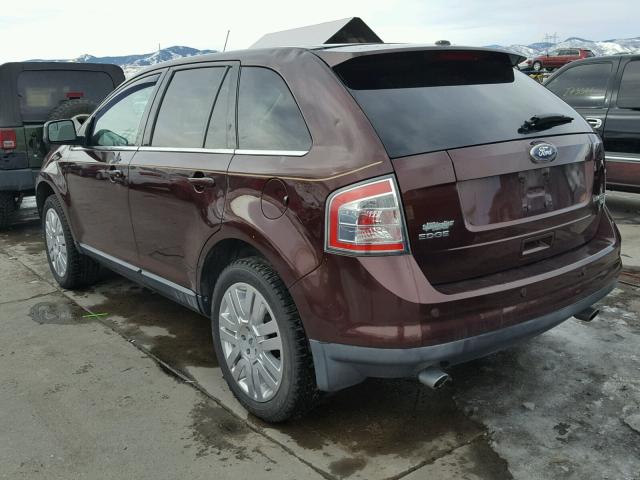 2FMDK4KCXABB18790 - 2010 FORD EDGE LIMIT BROWN photo 3