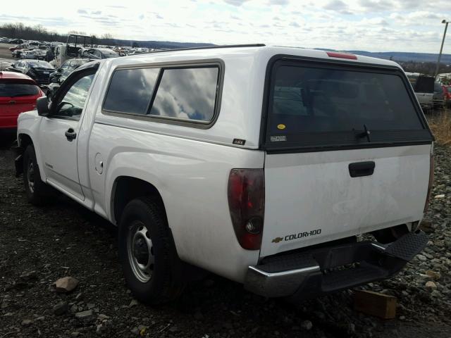 1GCCS148858177918 - 2005 CHEVROLET COLORADO WHITE photo 3