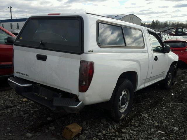 1GCCS148858177918 - 2005 CHEVROLET COLORADO WHITE photo 4