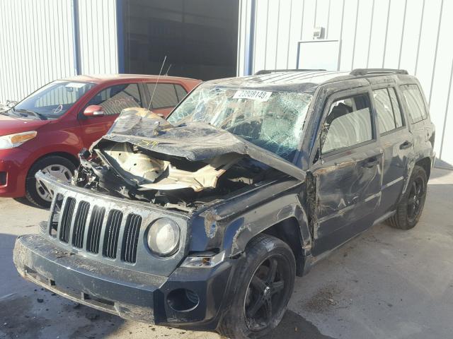 1J8FT28077D399874 - 2007 JEEP PATRIOT SP BLUE photo 2