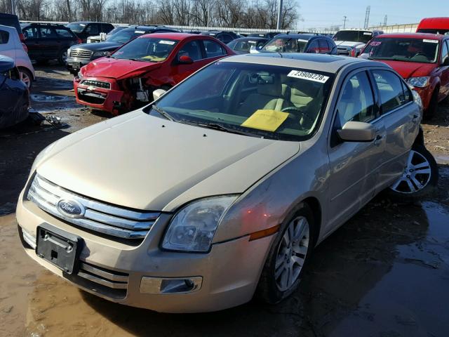 3FAHP08Z08R146787 - 2008 FORD FUSION SEL GOLD photo 2