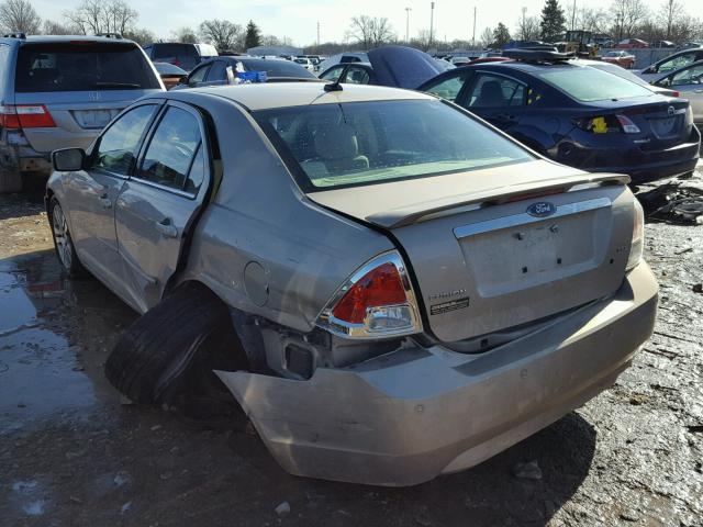 3FAHP08Z08R146787 - 2008 FORD FUSION SEL GOLD photo 3