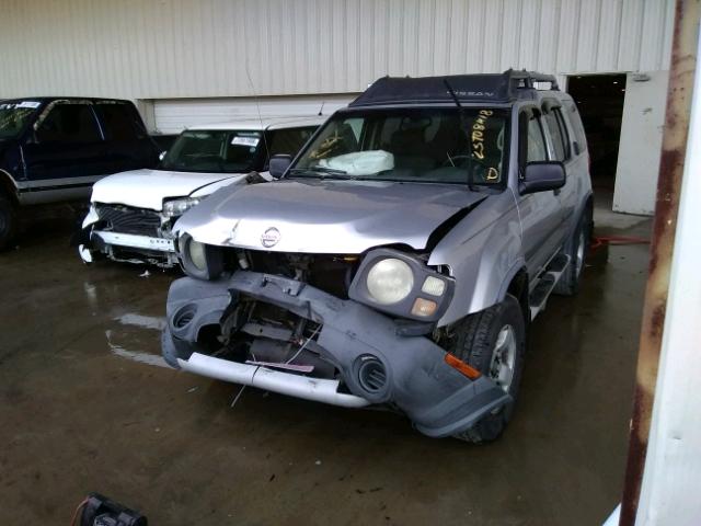 5N1ED28T84C634452 - 2004 NISSAN XTERRA XE SILVER photo 2