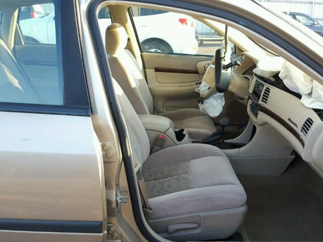 2G1WF55K159201332 - 2005 CHEVROLET IMPALA TAN photo 5