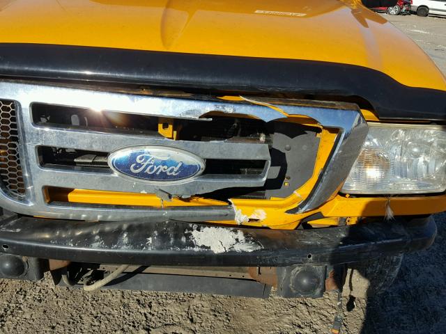 1FTZR44E19PA19719 - 2009 FORD RANGER SUP YELLOW photo 9