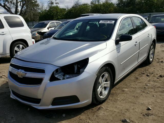 1G11B5SA7DF357821 - 2013 CHEVROLET MALIBU LS SILVER photo 2