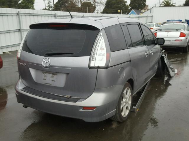 JM1CR2WL5A0365615 - 2010 MAZDA 5 GRAY photo 4