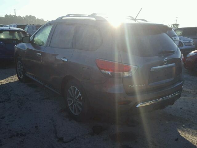 5N1AR2MN6EC639772 - 2014 NISSAN PATHFINDER BROWN photo 3