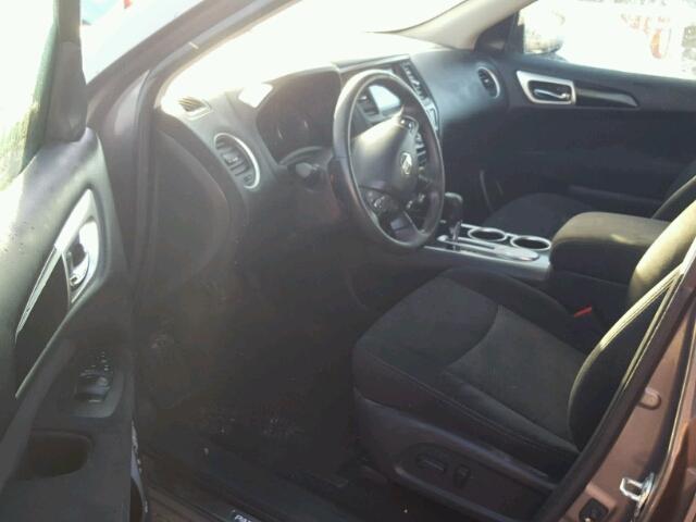 5N1AR2MN6EC639772 - 2014 NISSAN PATHFINDER BROWN photo 9