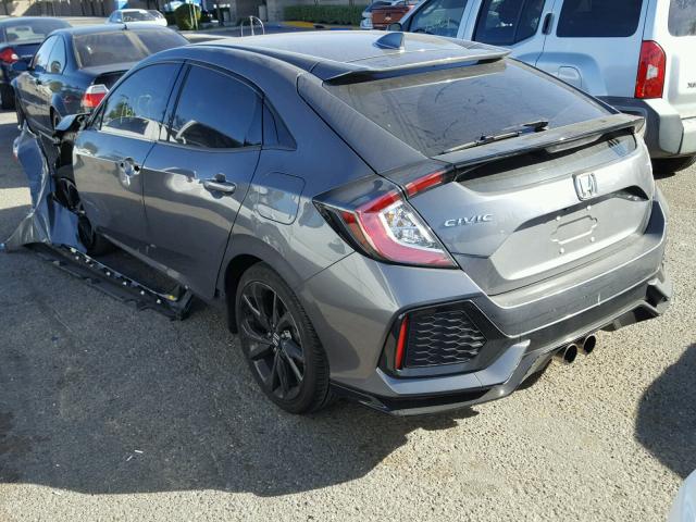 SHHFK7H49HU409274 - 2017 HONDA CIVIC SPOR CHARCOAL photo 3