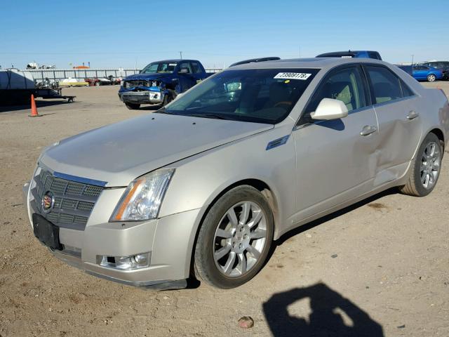 1G6DV57V490121759 - 2009 CADILLAC CTS HI FEA GOLD photo 2