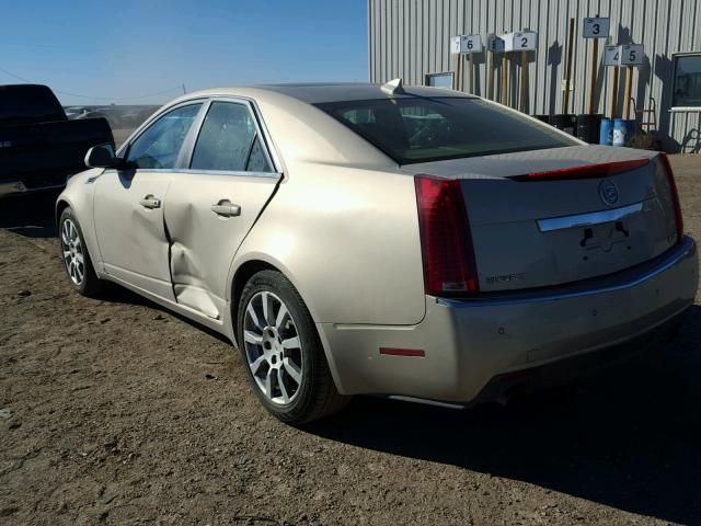 1G6DV57V490121759 - 2009 CADILLAC CTS HI FEA GOLD photo 3