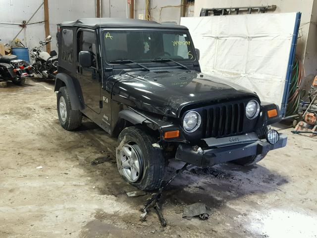 1J4FA39S73P351541 - 2003 JEEP WRANGLER C BLACK photo 1