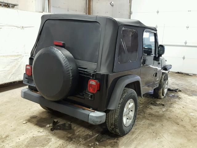 1J4FA39S73P351541 - 2003 JEEP WRANGLER C BLACK photo 4