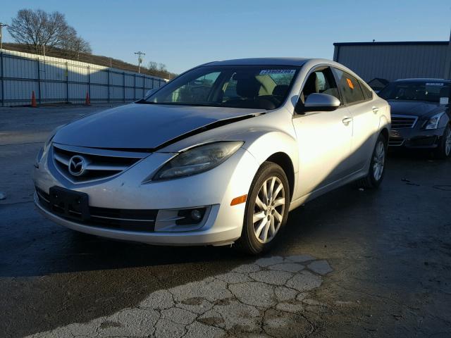 1YVHZ8CH3B5M26760 - 2011 MAZDA 6 I GRAY photo 2