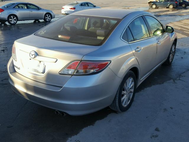 1YVHZ8CH3B5M26760 - 2011 MAZDA 6 I GRAY photo 4