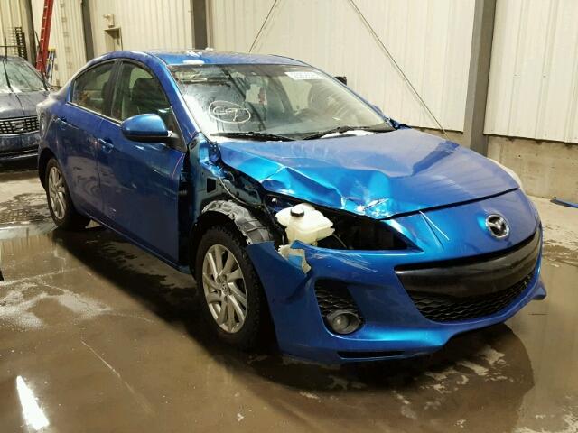 JM1BL1VF1C1526493 - 2012 MAZDA 3 I BLUE photo 1