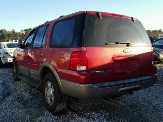 1FMEU17W63LA83393 - 2003 FORD EXPEDITION RED photo 3