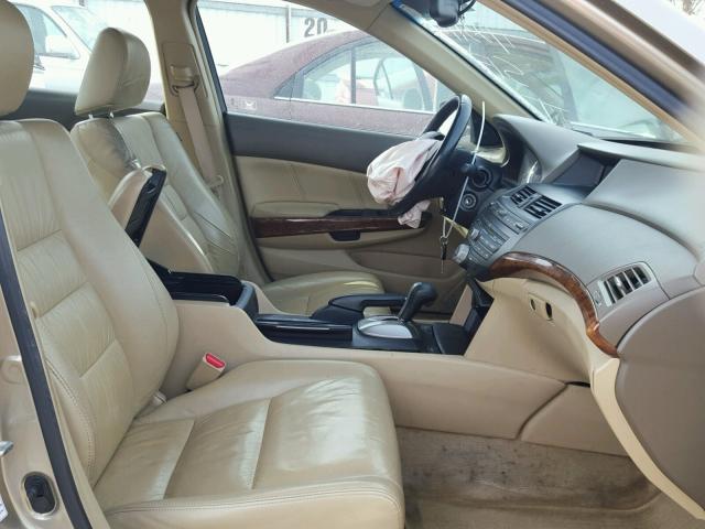 1HGCP26828A085044 - 2008 HONDA ACCORD EXL TAN photo 5