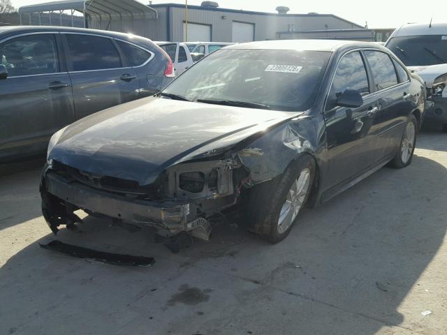 2G1WC5E31D1222258 - 2013 CHEVROLET IMPALA LTZ BLACK photo 2