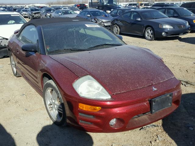 4A3AE55H74E094921 - 2004 MITSUBISHI ECLIPSE SP RED photo 1