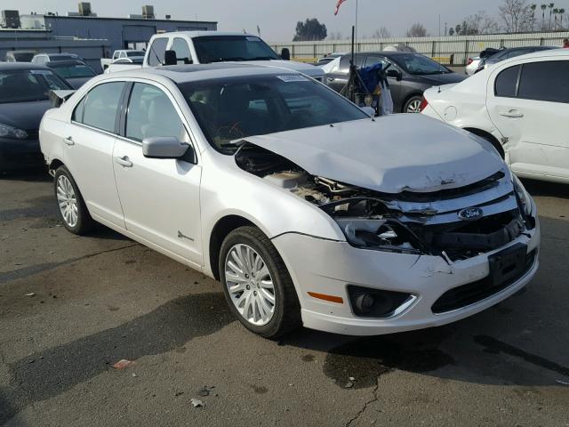 3FADP0L3XCR225412 - 2012 FORD FUSION HYB WHITE photo 1