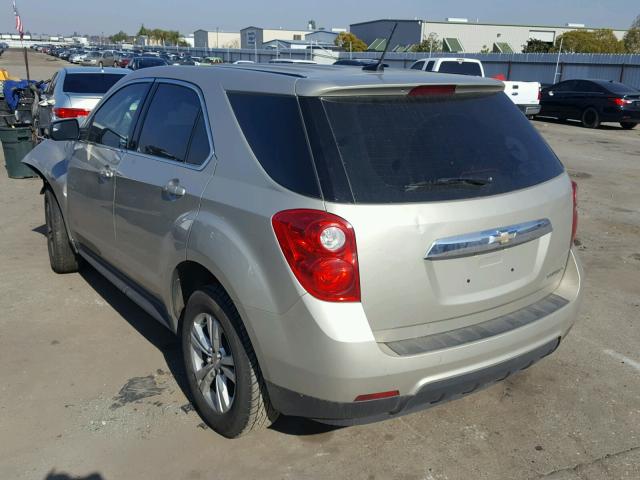 2GNALBEK9D6181556 - 2013 CHEVROLET EQUINOX LS BEIGE photo 3