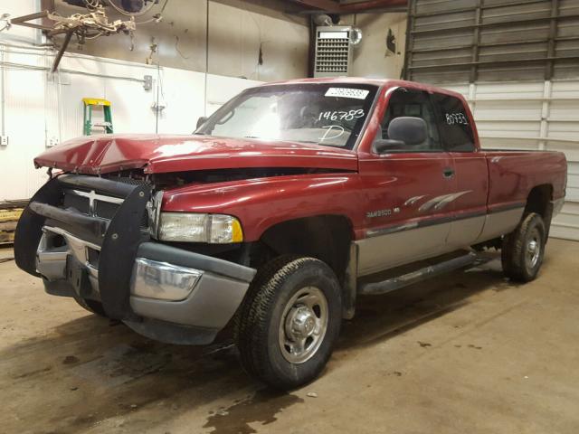 3B7KF22Z3WG146783 - 1998 DODGE RAM 2500 RED photo 2