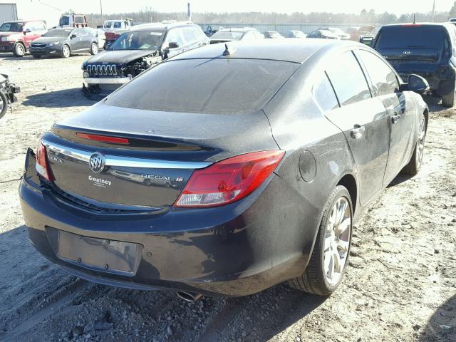 2G4GU5GV8D9138636 - 2013 BUICK REGAL PREM BLACK photo 4