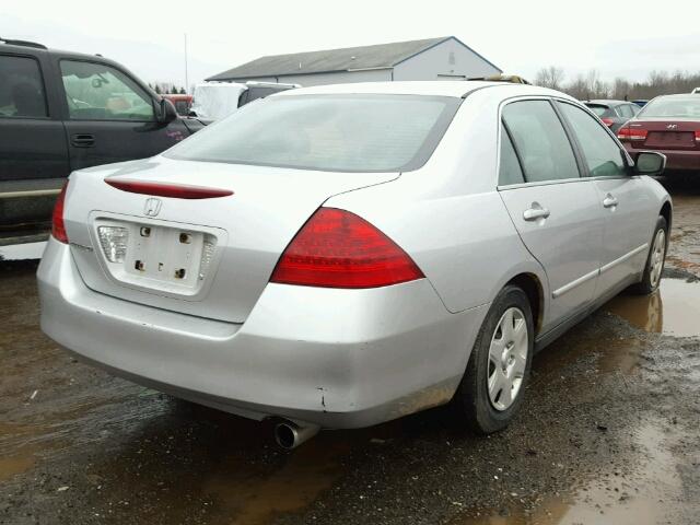 1HGCM56476A145730 - 2006 HONDA ACCORD LX SILVER photo 4