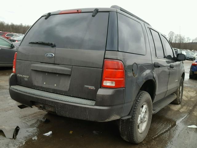 1FMZU73K35UA51151 - 2005 FORD EXPLORER X CHARCOAL photo 4