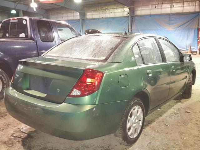 1G8AJ54F64Z192310 - 2004 SATURN ION LEVEL GREEN photo 4