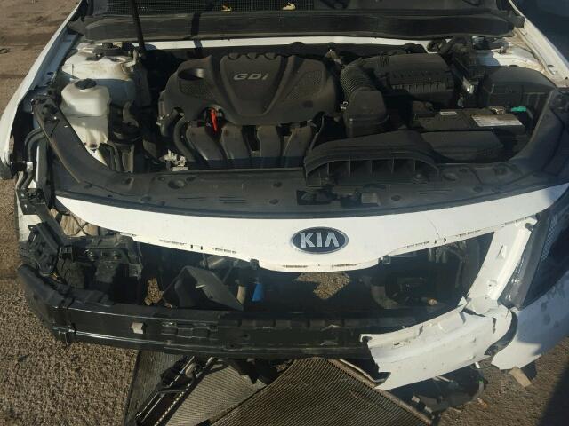 5XXGM4A7XEG321975 - 2014 KIA OPTIMA LX WHITE photo 7