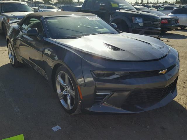 1G1FF3D79H0205127 - 2017 CHEVROLET CAMARO SS Gris foto 1