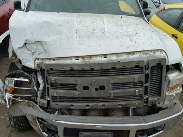 1FTSW20Y88EE51670 - 2008 FORD F250 SUPER WHITE photo 7