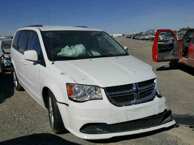 2C4RDGCG2ER153196 - 2014 DODGE GRAND CARA WHITE photo 1