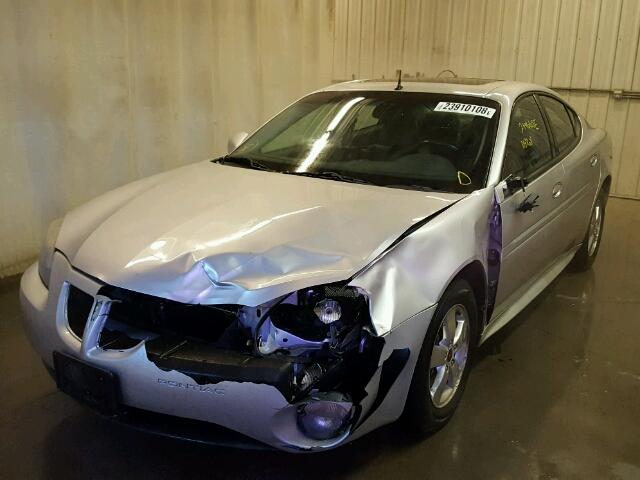 2G2WS522451175304 - 2005 PONTIAC GRAND PRIX SILVER photo 2