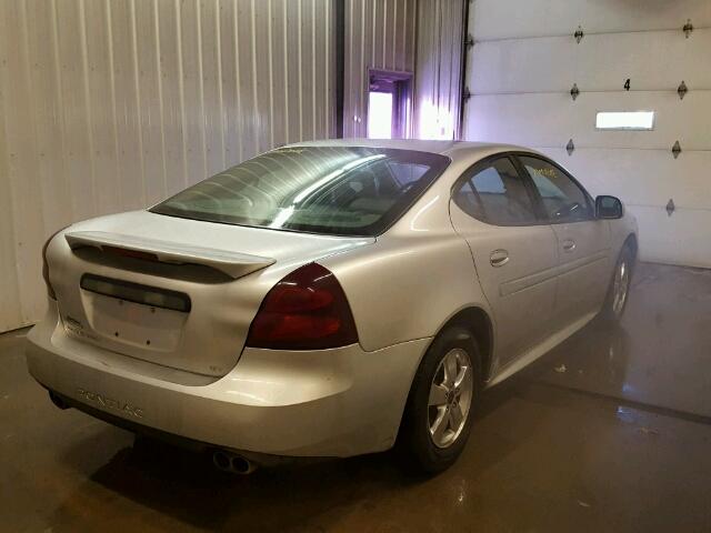 2G2WS522451175304 - 2005 PONTIAC GRAND PRIX SILVER photo 4