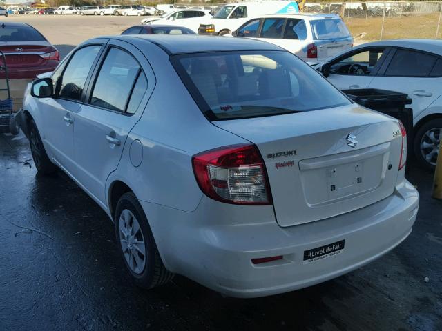 JS2YC5A21B6304631 - 2011 SUZUKI SX4 LE WHITE photo 3