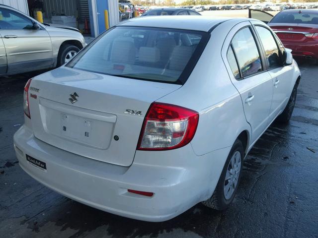 JS2YC5A21B6304631 - 2011 SUZUKI SX4 LE WHITE photo 4