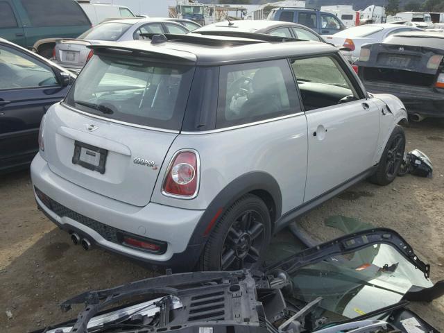 WMWSV3C54CT386540 - 2012 MINI COOPER S SILVER photo 4