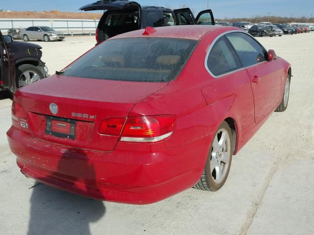 WBAWV53527P077645 - 2007 BMW 328 XI SUL RED photo 4